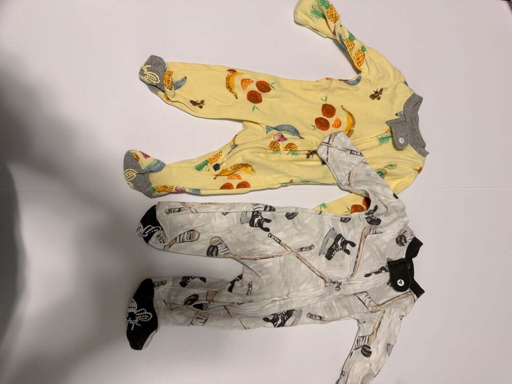 Burt's Bees Baby Preemie Footed Pajama Sleepers - Set of 2